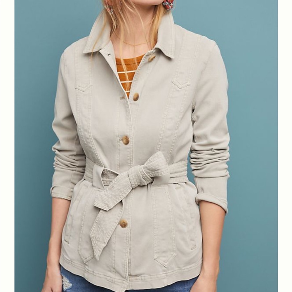 Anthropologie Cadet Belted Jacket